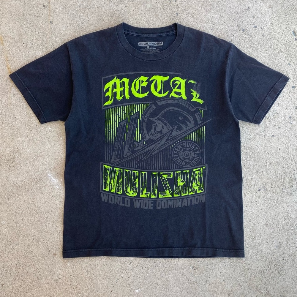Y2k Metal Mulisha Skull Tee Shirt